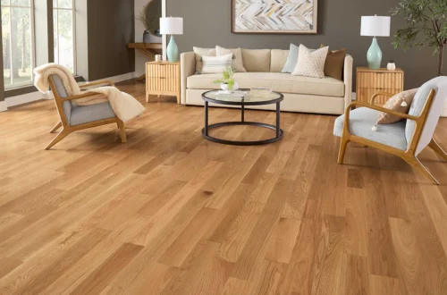 White oak hardwood flooring