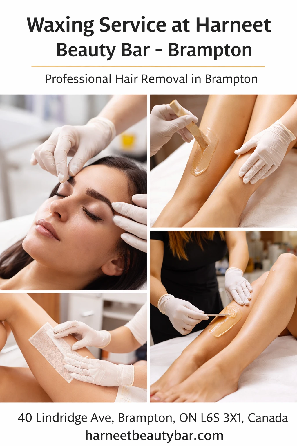 Waxing Service at Harneet Beauty Bar – Brampton